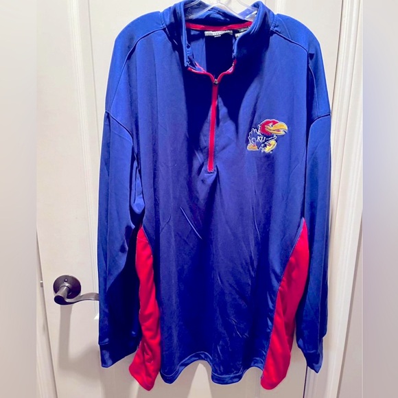 NWT -Mens 4xL Kansas Jayhawks 3/4 zip - Picture 5 of 5